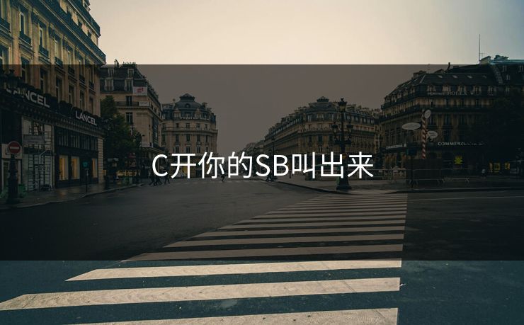 C开你的SB叫出来
